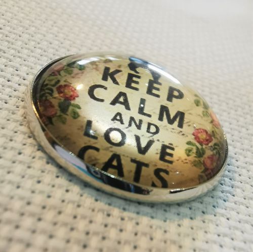 Needle Minder - Keep Calm, Love Cats