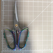 Rainbow Butterfly Embroidery Scissors with Cover