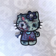 Needle Minder - Halloween. Pumpkin, witch, bat, zombie hello kitty, gothic queen