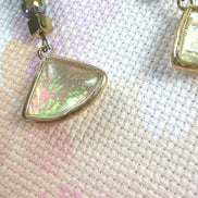 Beaded Scissor Keep. Opal Amulet