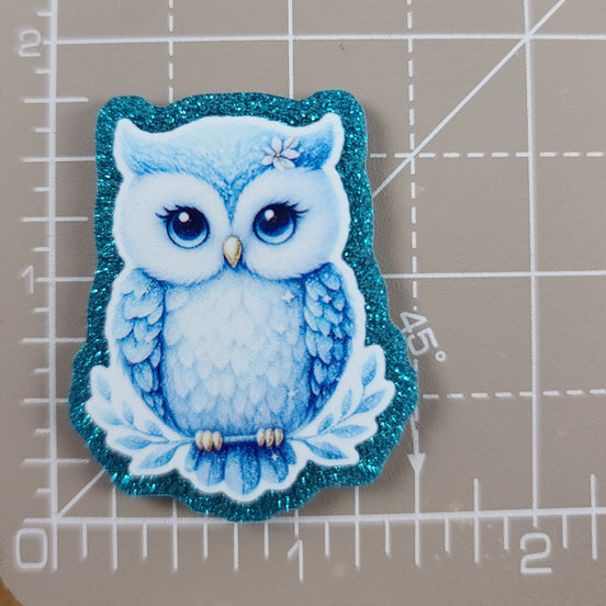 Needle Minder - Glitter Winter Owl / Gingerbread House