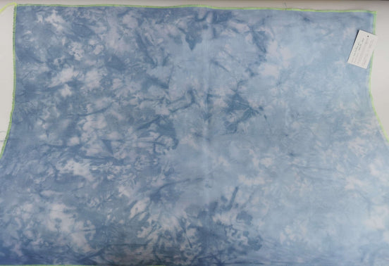 Into The Blue (pc1)  Hand Dyed. 32ct Evenweave (36x54)