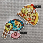 Needle Minder - Pizza Puppy. Donut Doggy.