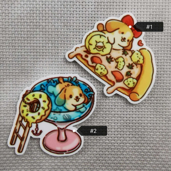 Needle Minder - Pizza Puppy. Donut Doggy.