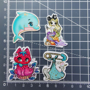Needle Minder - Dolphin, Baby Unicorn, Mermaid, Strawberry Cat.
