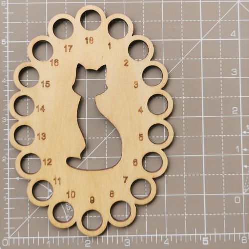 Fish Bone Wooden Thread Organiser Floss Sorter.