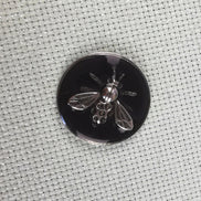 Needle Minder - Black & Silver Bees