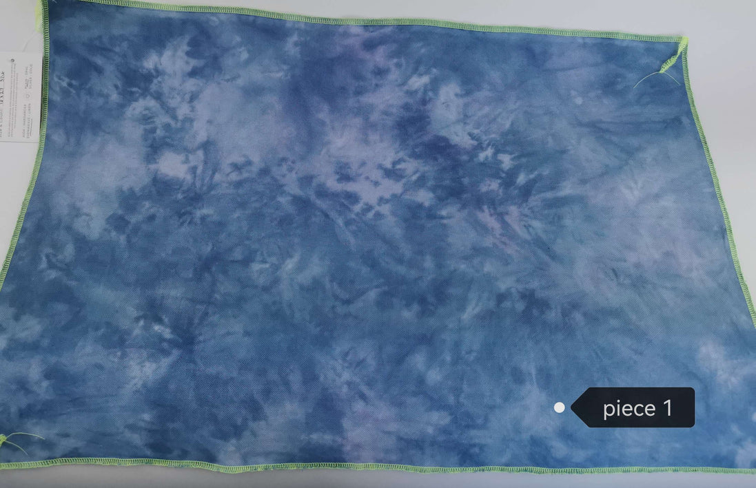 Blue depths. Hand Dyed. 32ct Evenweave (18x27)