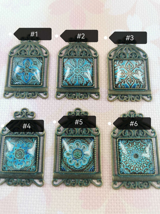 Needle Minder - Bird Cage Blue Mandala