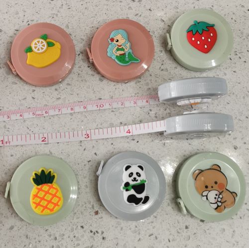 Cute Characters Tape Measure -  Green