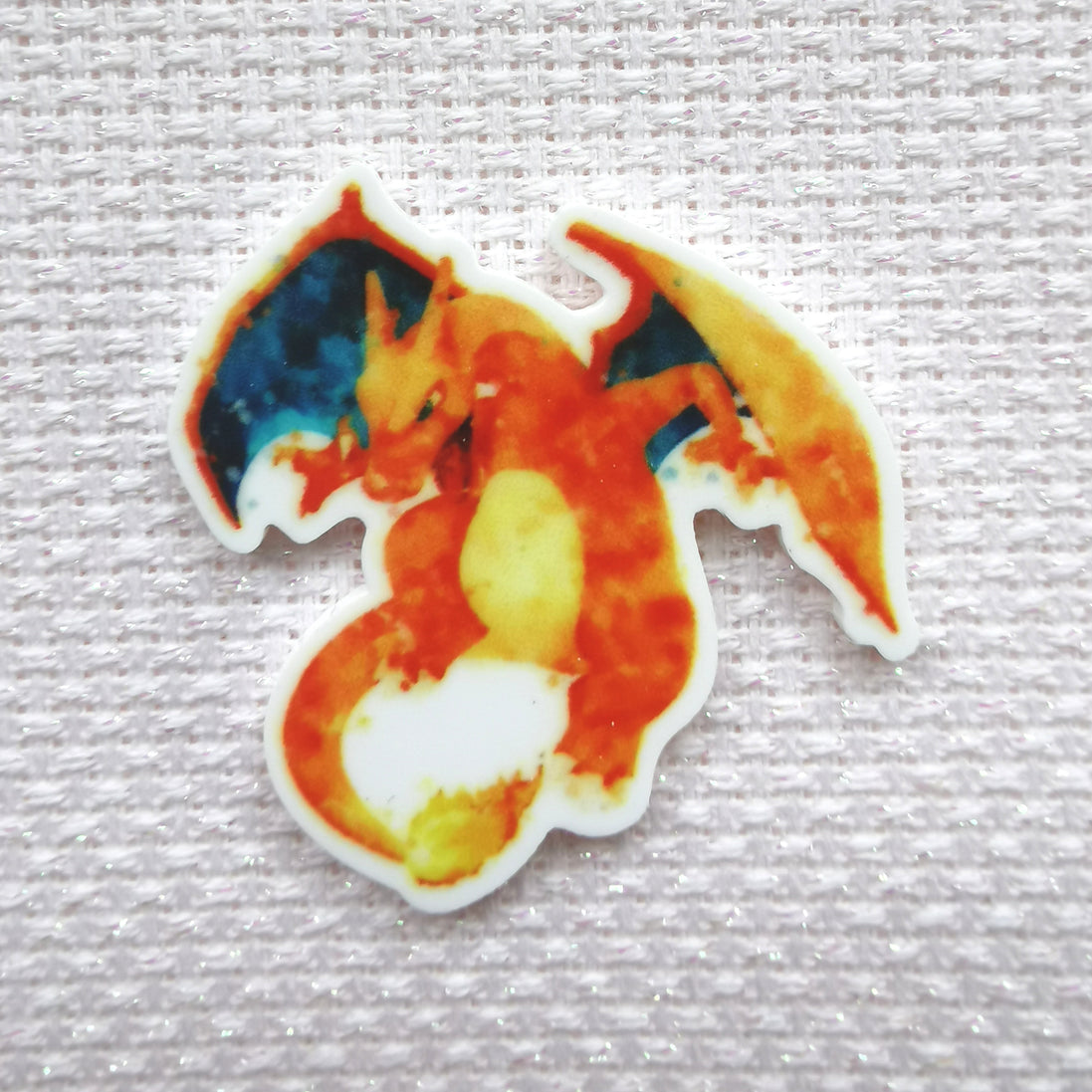 Needle Minder - Pokemon. Watercolour Charizard. Fire Dragon.