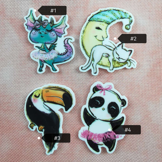 Needle Minder - TuTu Dragon / Panda, Toucan, Sleepy Kitty