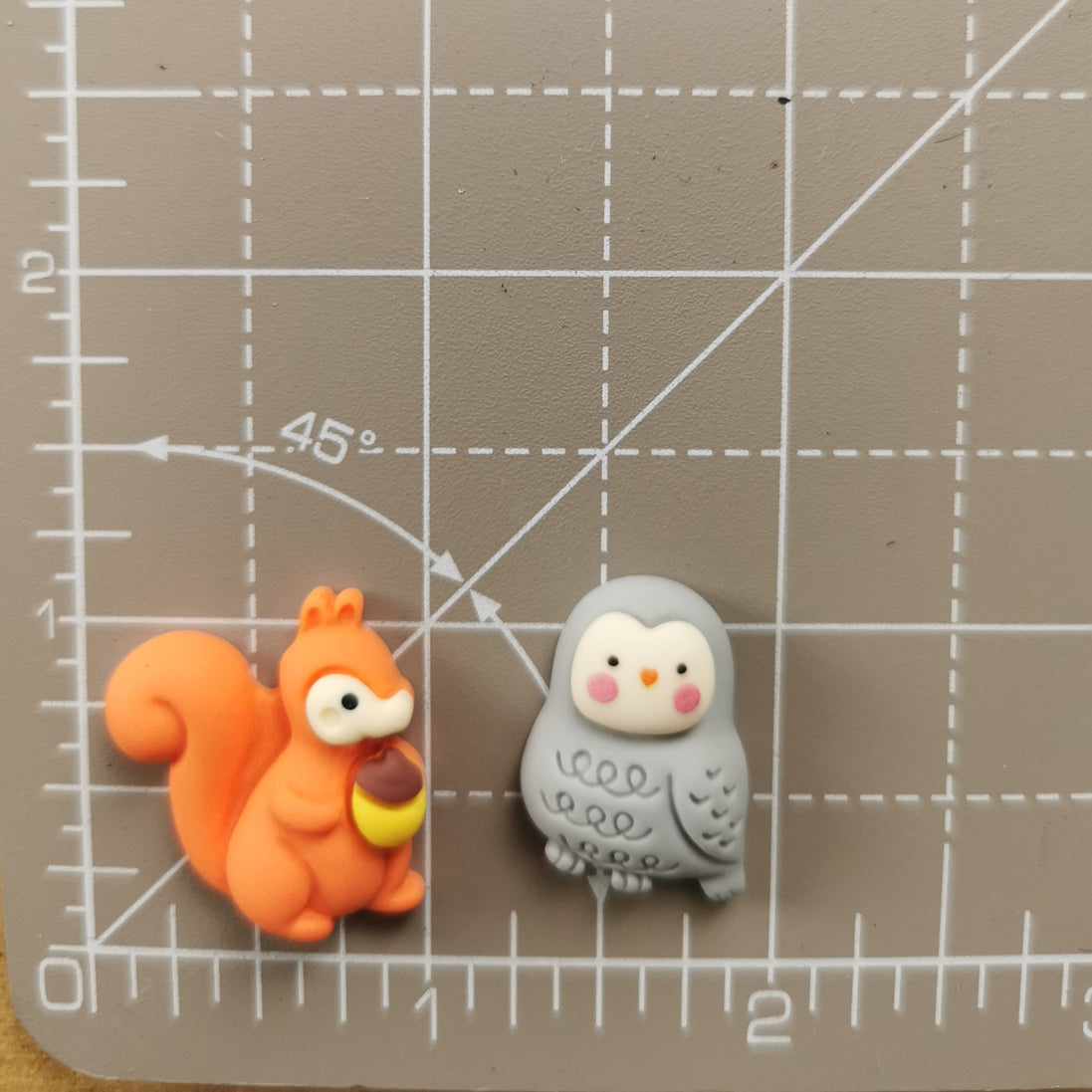 Needle Minder - Cute Squirrel, Little Owl
