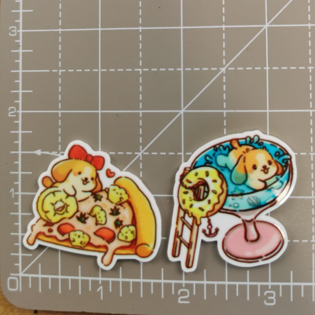 Needle Minder - Pizza Puppy. Donut Doggy.