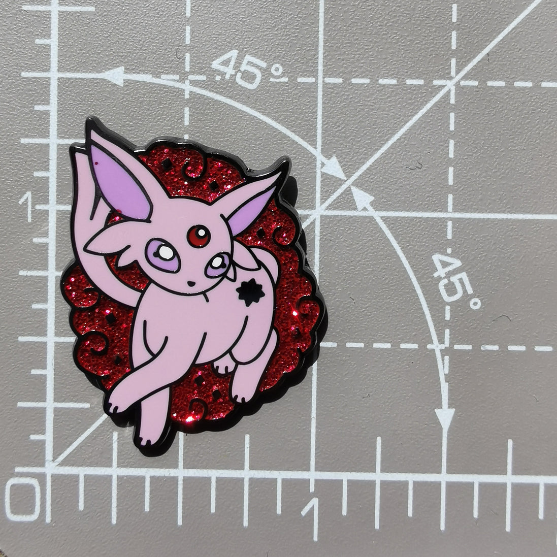 Needle Minder - Pokemon. Eevee Evolutions Espeon. Glitter. Gamer.