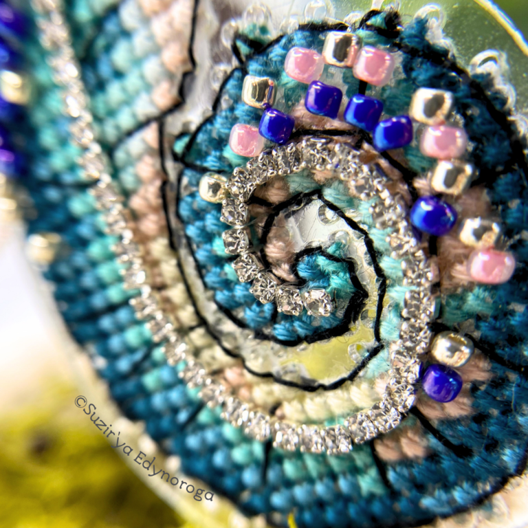 Seahorse. Cross Stitch Ornament Kit.