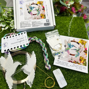 Hummingbird Cross Stitch Ornament Kit.