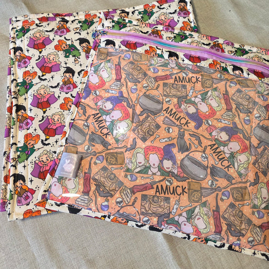 WIP Project Bag - Amuck! Witchy Sisters