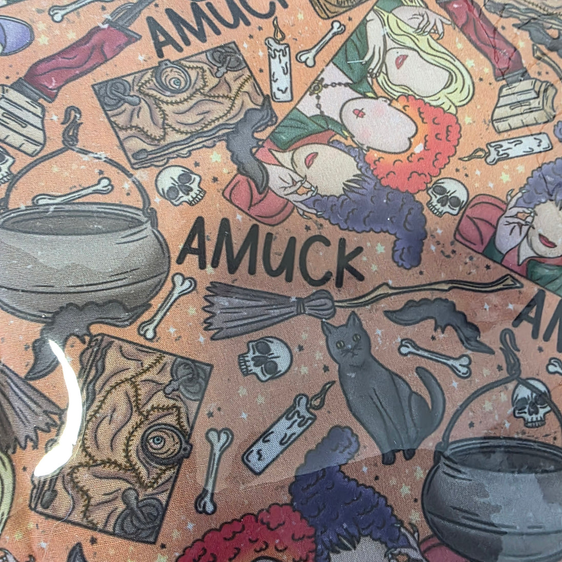 WIP Project Bag - Amuck! Witchy Sisters