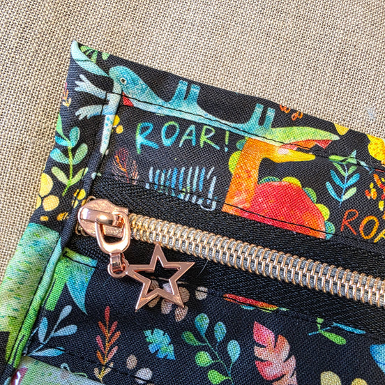 WIP Project Bag - Little Dinosaurs