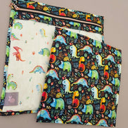 WIP Project Bag - Little Dinosaurs