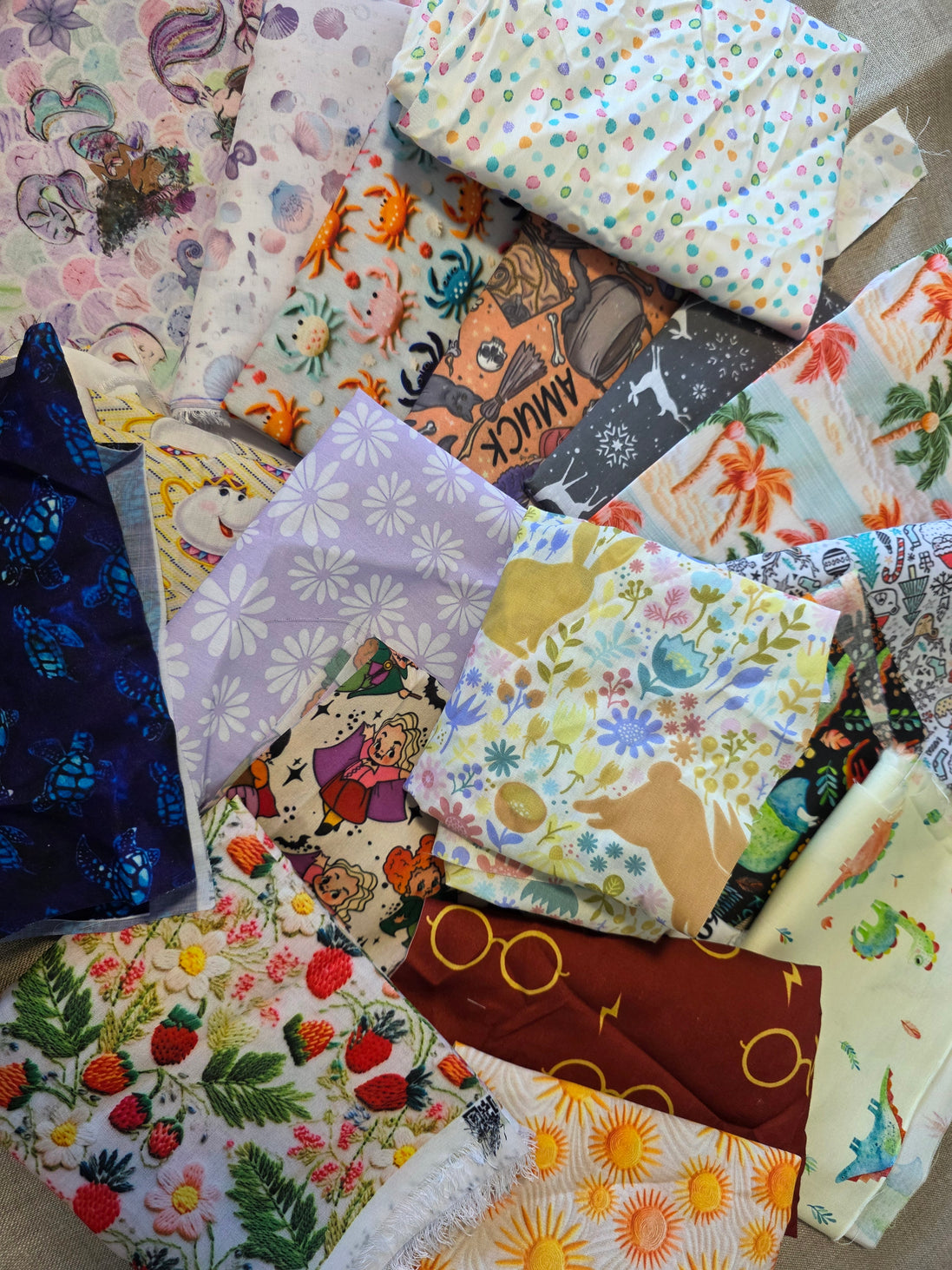 Sewing/Backing Fabric OffCut Bundle