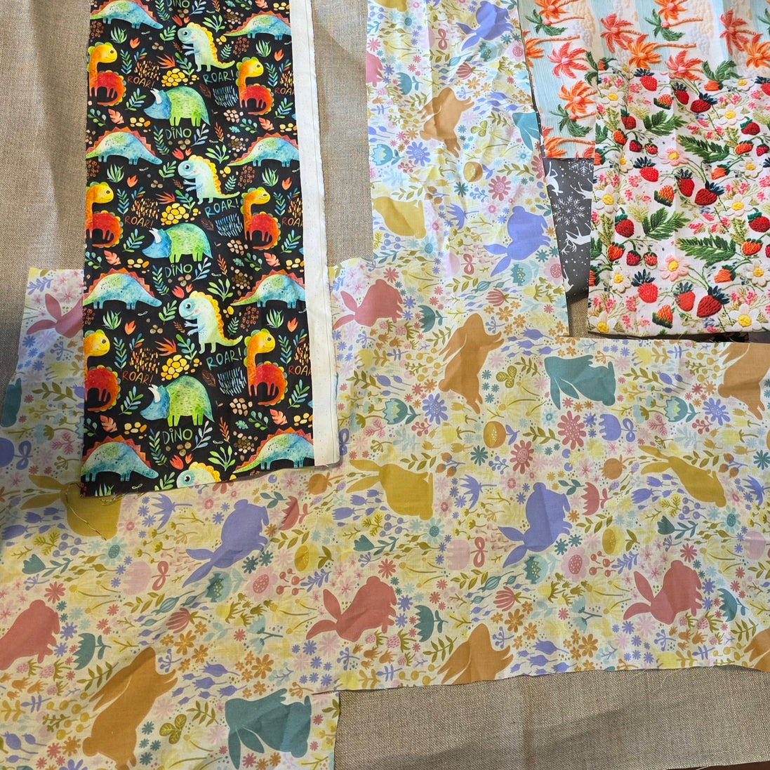 Sewing/Backing Fabric OffCut Bundle