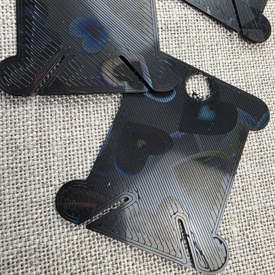 Black Holographic Bobbins / Floss Drops