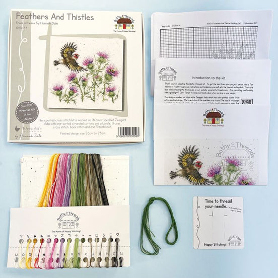 Bothy Threads (Wrendale Designs) Feathers and Thistles