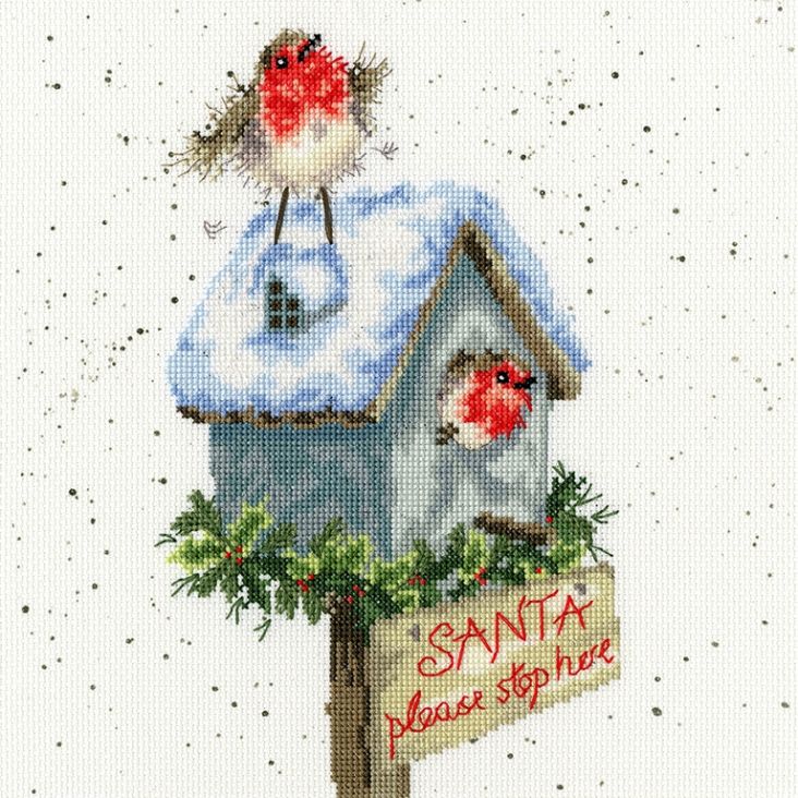 Bothy Threads (Wrendale Designs) Santa Stop Here
