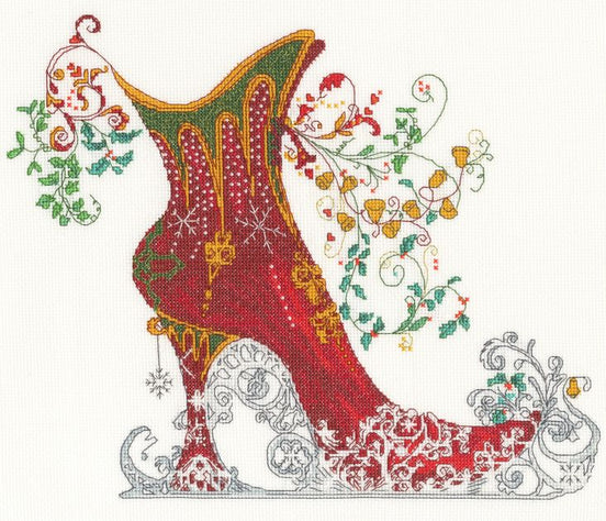 Bothy Threads (Sally King) Yuletide Shoe