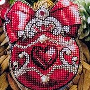 Spark of love Cross Stitch Ornament Kit.