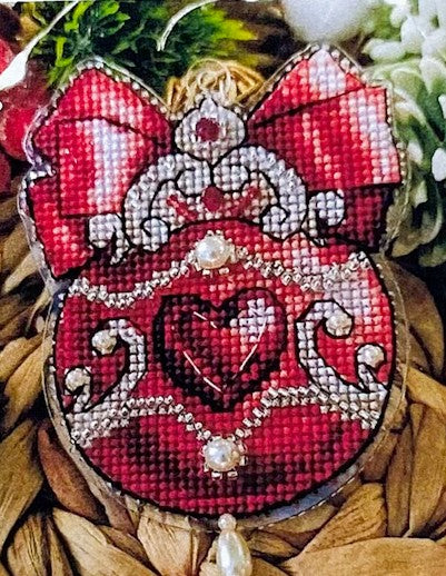 Spark of love Cross Stitch Ornament Kit.