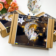Moon angel. Cross Stitch Ornament Kit.