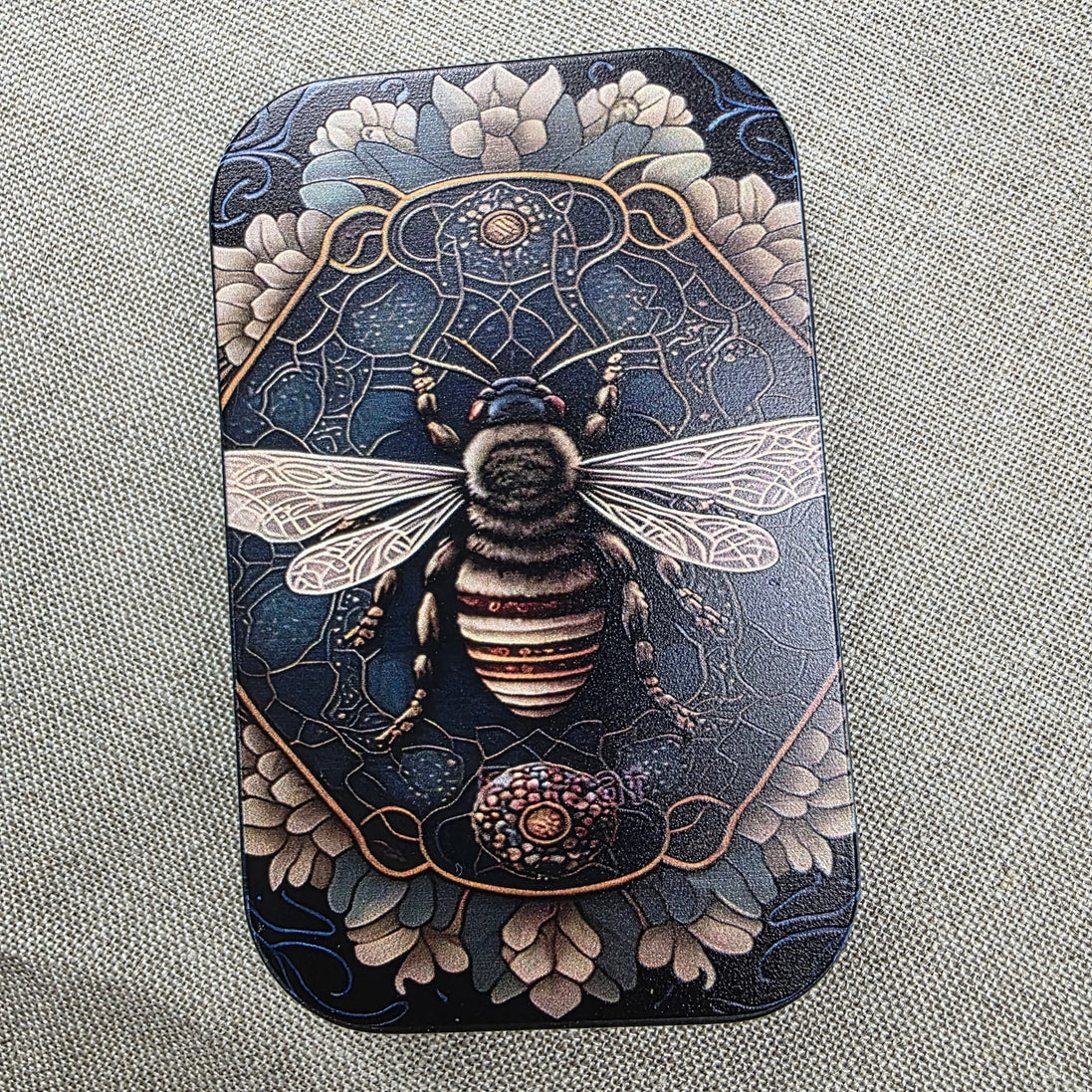 Deco Bee. Storage Tin.