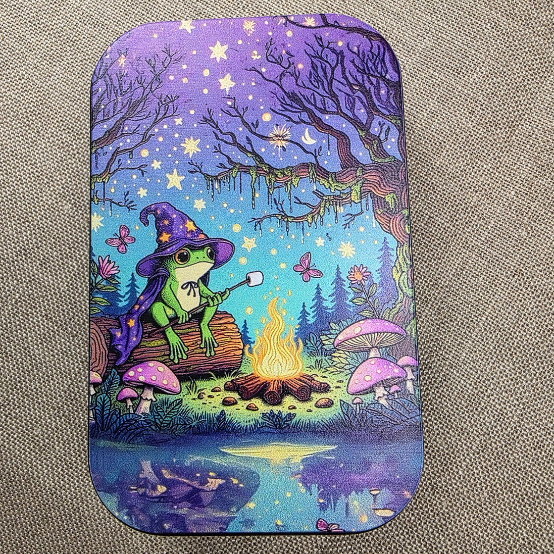 Witchy Frog. Storage Tin.
