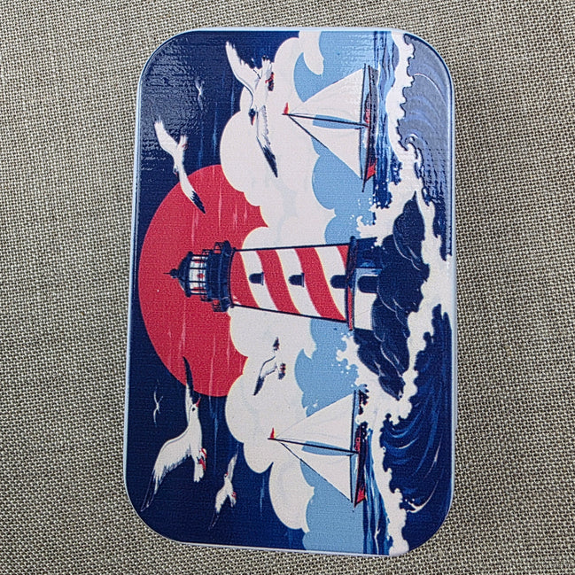 Coastal Lighthouse. Storage Tin.