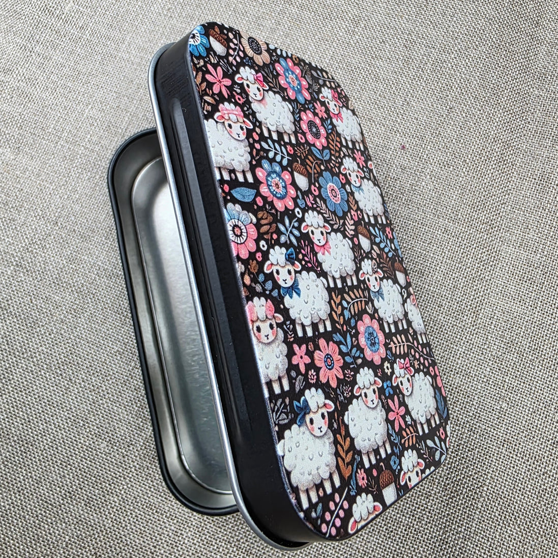 Little Lamb. Storage Tin.