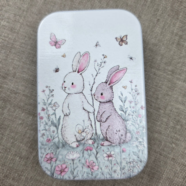 Sweet Bunnies. Storage Tin.